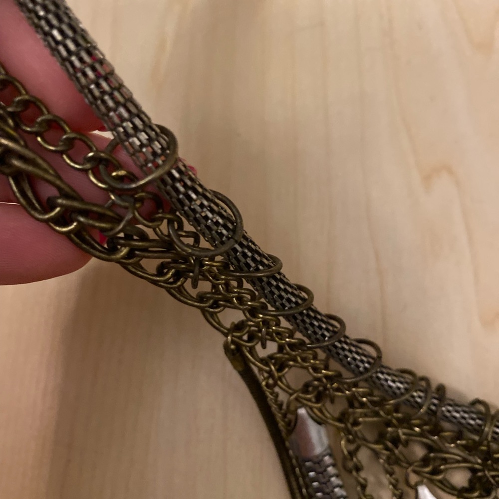 Mix metals necklace - Picture 3 of 6